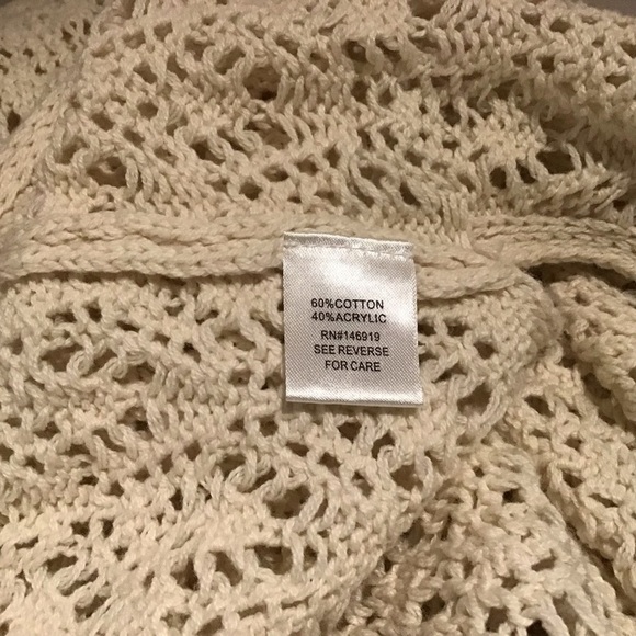 Crocheted full length vest Freshman 1996. NWT Xsmall - Picture 7 of 9